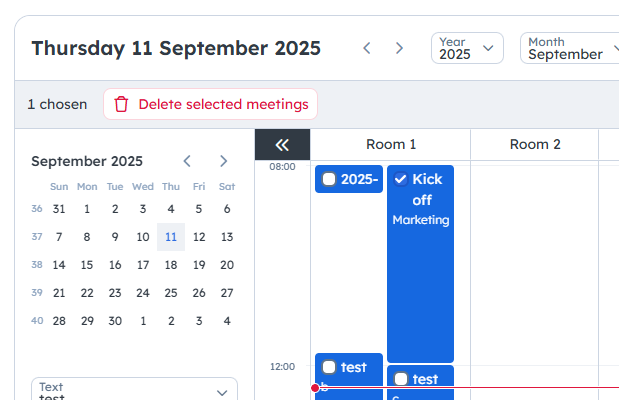 Image of Softadmin's Calendar Action Row
