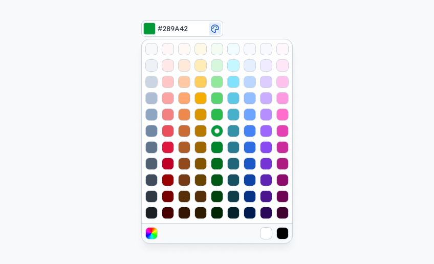 Color picker in Softadmin®